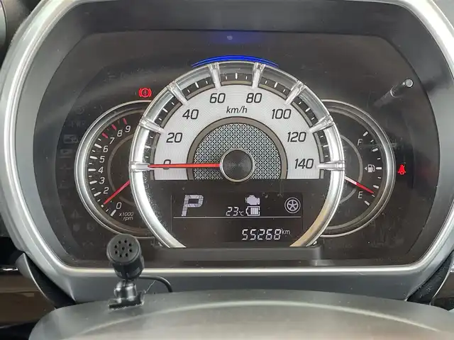 スズキ スペーシア カスタム HYBRID XS 宮崎県 2018(平30)年 5.6万km ブルーイッシュブラックパール3 SDナビ/フルセグテレビ/バックカメラ/全周囲カメラ/プッシュスタート/両側電動スライドドア/LEDライト/シートヒーター/純正15インチアルミ