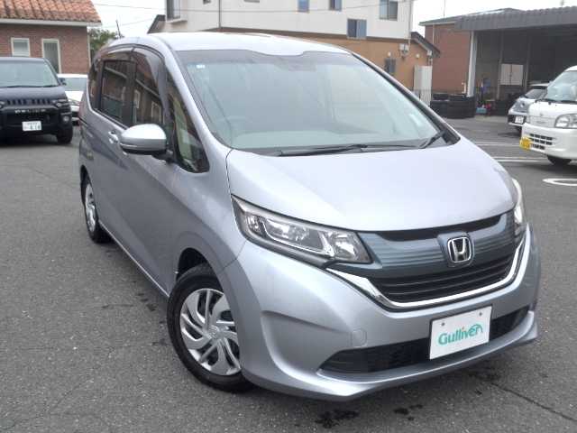 ホンダ フリード G 宮城県 2016(平28)年 2.7万km ルナシルバーM /　1オーナー/　純正メモリーナビ/　フルセグTV/　Bluetooth/　バックカメラ/　ビルトインETC/　両側電動スライドドア/　LEDヘッドライト/　スマートキー/　ドアバイザー/　フロアマット/