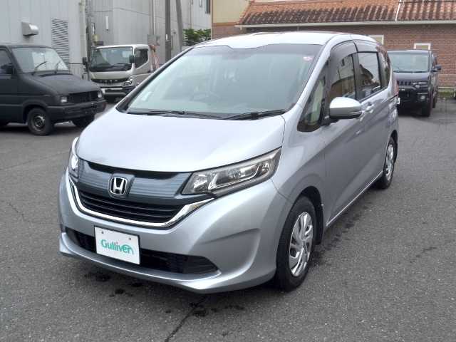 ホンダ フリード G 宮城県 2016(平28)年 2.7万km ルナシルバーM /　1オーナー/　純正メモリーナビ/　フルセグTV/　Bluetooth/　バックカメラ/　ビルトインETC/　両側電動スライドドア/　LEDヘッドライト/　スマートキー/　ドアバイザー/　フロアマット/