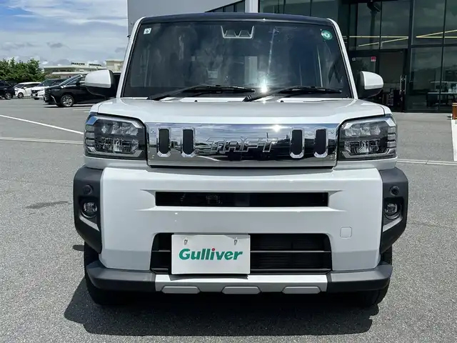 ダイハツ タフト G ターボ クロムベンチャー 奈良県 2021(令3)年 2.6万km シャイニングホワイトパール 純正9インチナビ　/レーダ－クルーズコントロール　/バックカメラ　/ＥＴＣ /革シートカバー /ターボ車 /フルセグTV /ガラスルーフ /電子サイドブレーキ /シートヒーター /ブレーキホールド /純正アルミホイール/コーナーセンサー