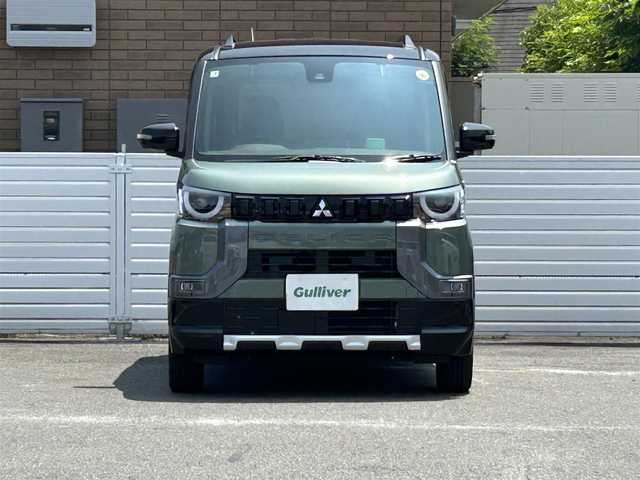 三菱 デリカミニ T プレミアム 群馬県 2025(令7)年 0.2万km ＤグリーンＭ ワンオーナー/メモリナビ/フルセグテレビ/バックカメラ/プッシュスタート/両側パワースライドドア/純正フロアマット/ハンドルヒーター