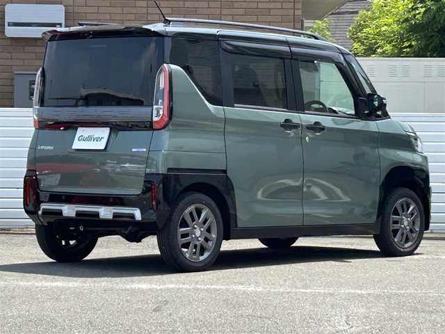 三菱 デリカミニ T プレミアム 群馬県 2025(令7)年 0.2万km ＤグリーンＭ ワンオーナー/メモリナビ/フルセグテレビ/バックカメラ/プッシュスタート/両側パワースライドドア/純正フロアマット/ハンドルヒーター