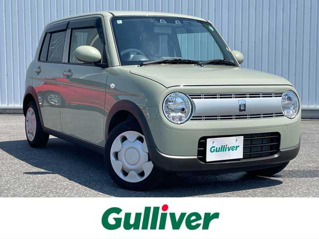 スズキ ラパン G 福島県 2024(令6)年 0.5万km トラッドカーキメタリック ディスプレイオーディオ/（BT/CD/AM/FM）/ETC/シートヒーター/コーナーセンサー/衝突被害軽減ブレーキ/横滑り防止装置/アイドリングストップ/オートハイビーム/ドライブレコーダー/スマートキー/プッシュスタート/取扱説明書