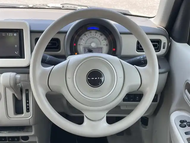 スズキ ラパン G 福島県 2024(令6)年 0.5万km トラッドカーキメタリック ディスプレイオーディオ/（BT/CD/AM/FM）/ETC/シートヒーター/コーナーセンサー/衝突被害軽減ブレーキ/横滑り防止装置/アイドリングストップ/オートハイビーム/ドライブレコーダー/スマートキー/プッシュスタート/取扱説明書
