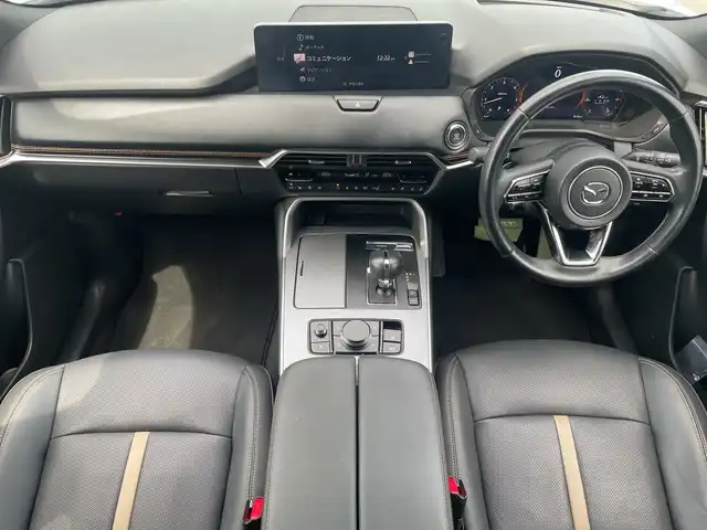 マツダ ＣＸ－６０ XD HV エクスクルーシブスポーツ 神奈川県 2022(令4)年 3.2万km ロジウムホワイトプレミアムメタリック 純正12インチＳＤナビ/Bluetooth/AppleCarPlay/AndroidAuto/HDMI/全周囲カメラ/ドライブレコーダー/追従走行付きクルーズコントロール/ＥＴＣ/シートヒーター/エアシート/ステアリングヒーター/ブラインドスポットモニター/トラクションコントロールシステム/スマートブレーキサポート/ダウンヒルアシストコントロール/LED/純正AW/純正フロアマット/BOSEスピーカー/横滑り防止装置/レーンキープアシスト/ドライビングポジション/衝突被害軽減システム/カーテンエアバッグ