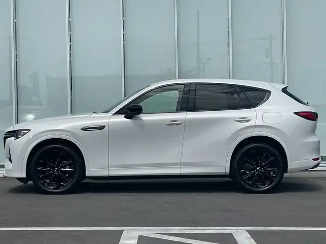 マツダ ＣＸ－６０ XD HV エクスクルーシブスポーツ 神奈川県 2022(令4)年 3.2万km ロジウムホワイトプレミアムメタリック 純正12インチＳＤナビ/Bluetooth/AppleCarPlay/AndroidAuto/HDMI/全周囲カメラ/ドライブレコーダー/追従走行付きクルーズコントロール/ＥＴＣ/シートヒーター/エアシート/ステアリングヒーター/ブラインドスポットモニター/トラクションコントロールシステム/スマートブレーキサポート/ダウンヒルアシストコントロール/LED/純正AW/純正フロアマット/BOSEスピーカー/横滑り防止装置/レーンキープアシスト/ドライビングポジション/衝突被害軽減システム/カーテンエアバッグ