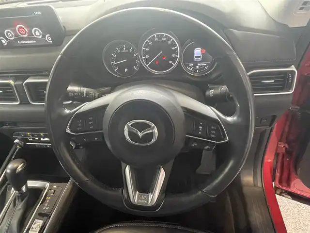 マツダ ＣＸ－５ 25S Lパッケージ 愛知県 2019(平31)年 5.5万km ソウルレッドクリスタルM フルセグ　/全方位カメラ　/フロントパーキングセンサー　/サポカー　/レーダークルーズコントロール　/パワーバックドア　/ＬＥＤヘッド　/ＬＫＡ　/マツダコネクト　/ＤＶＤ　/黒革　/全席シートヒーター　/ステアリングヒーター