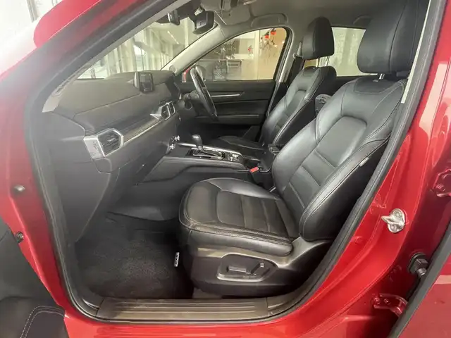 マツダ ＣＸ－５ 25S Lパッケージ 愛知県 2019(平31)年 5.5万km ソウルレッドクリスタルM フルセグ　/全方位カメラ　/フロントパーキングセンサー　/サポカー　/レーダークルーズコントロール　/パワーバックドア　/ＬＥＤヘッド　/ＬＫＡ　/マツダコネクト　/ＤＶＤ　/黒革　/全席シートヒーター　/ステアリングヒーター