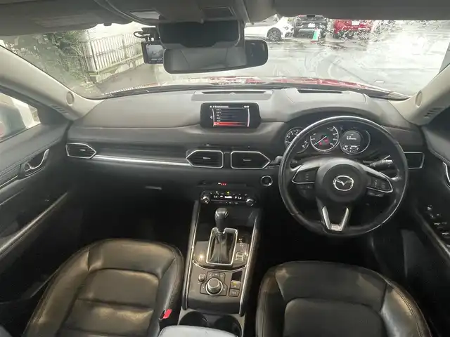 マツダ ＣＸ－５ 25S Lパッケージ 愛知県 2019(平31)年 5.5万km ソウルレッドクリスタルM フルセグ　/全方位カメラ　/フロントパーキングセンサー　/サポカー　/レーダークルーズコントロール　/パワーバックドア　/ＬＥＤヘッド　/ＬＫＡ　/マツダコネクト　/ＤＶＤ　/黒革　/全席シートヒーター　/ステアリングヒーター