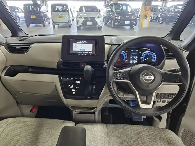 日産 ルークス X 島根県 2020(令2)年 7.9万km アッシュブラウンM ストラーダナビ/フルセグTV/両側ハンズフリーパワースライドドア/アラウンドビューモニター/ビルトインETC/ドライブレコーダー/先進安全装備/・エマージェンシーブレーキ/・踏み間違い衝突防止アシスト/・車線逸脱防止支援システム/・前方衝突予測警報/・ふらつき警報/・標識検知機能/社外LEDヘッドランプ/オートライト/ステアリングスイッチ/後席パーソナルテーブル/リアドアロールサンシェード/スマートキー/プッシュエンジンスタート/禁煙車
