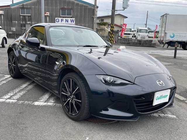 マツダ ロードスター ＲＦ VS 神奈川県 2024(令6)年 1万km ジェットブラックマイカ ワンオーナー/フルセグテレビ/クルーズコントロール/プッシュスタート/ETC