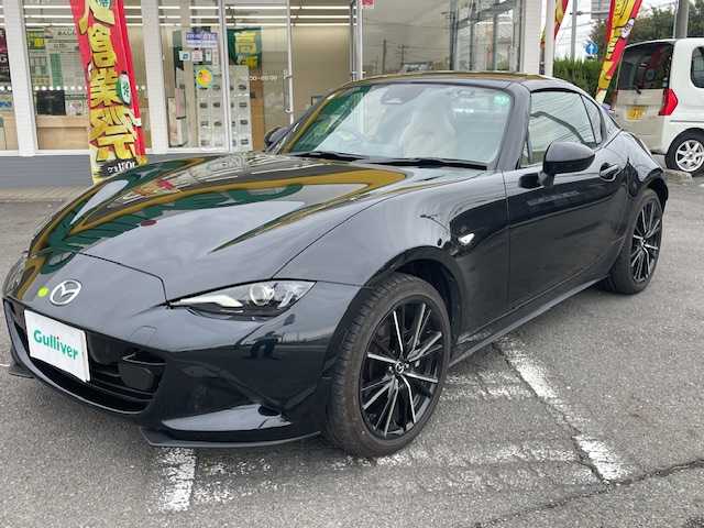 マツダ ロードスター ＲＦ VS 神奈川県 2024(令6)年 1万km ジェットブラックマイカ ワンオーナー/フルセグテレビ/クルーズコントロール/プッシュスタート/ETC