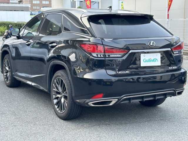 レクサス ＲＸ 300 Fスポーツ 大分県 2021(令3)年 4万km 黒 メーカーナビ/フルセグ/DVD/Bluetooth/全方位カメラ/プリクラッシュセーフティー/オートハイビーム/パワーバックドア/ETC/パノラマルーフ/ヘッドアップディスプレイ/ステアリングヒーター/前席パワーシート/前席シートヒーター /純正フロアマット/純正アルミホイール/スマートキー