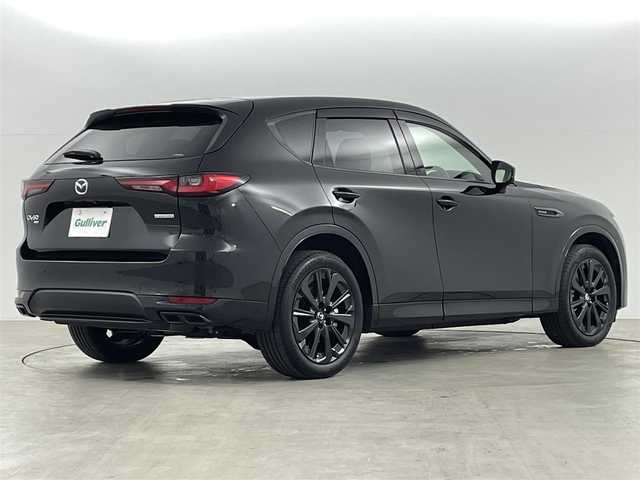 マツダ ＣＸ－６０ XD HV プレミアムスポーツ 福島県 2023(令5)年 2.7万km ジェットブラックマイカ 衝突軽減ブレーキ/・レーンキープアシスト/・クリアランスソナー/・レーダークルーズコントロール/純正ナビ/・フルセグTV/Bluetooth/USB/・全方位カメラ/・ETC/・ドライブレコーダー/サンルーフ/BOSEプレミアムサウンド/アイドリングストップ/パワーバックドア/電子パーキング/・オートホールド/4WD/・ダウンヒルアシストコントロール/革巻きステアリング/・ステアリングリモコン/・ステアリングヒーター/ハーフレザーシート/・パワーシート(運転席/助手席)/・メモリシート(運転席)/・シートヒーター（全席）/・エアシート(全席)/プッシュスタート/・スマートキー/・スペアキー/社外19インチアルミホイール付スタッドレスタイヤ/(235/55/R19) 山6mm/LEDヘッドライト/・オートライト/・フォグライト/・オートマチックハイビーム/純正フロアマット/保証書/取扱説明書