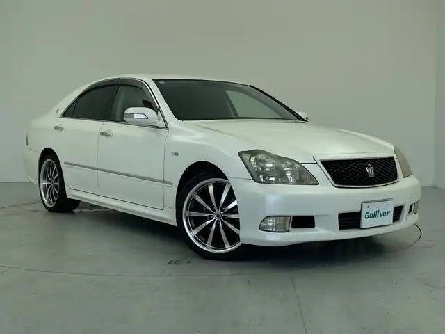 トヨタ クラウン アスリート 60th スペシャルエディション 愛知県 2007(平19)年 7.3万km ホワイトパールクリスタルシャイン 純正ナビ/バックカメラ/シートカバー/社外19インチアルミ/クルーズコントロール/オートエアコン/ETC/純正フロアマット