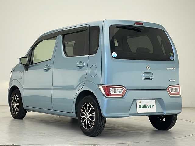 スズキ ワゴンＲ HYBRID FX 沖縄県 2017(平29)年 8.8万km フィズブルーパールメタリック ストラーダナビ（CN-E300D）/TV/CD/bluetooth/シートヒーター/社外アルミホイール/アイドリングストップ/オートエアコン/キーレスキー/スペアキー/電動格納ミラー/ヘッドライトレベライザー/パワーウインドウ