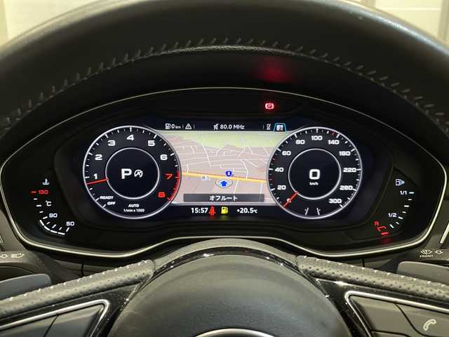 アウディ Ａ５ SB2．0TFSI Q スポーツ 新潟県 2018(平30)年 3.4万km ミトスブラックメタリック Sラインパッケージ/-S lineバンパー/-ドアシルトリム S lineロゴ/-S lineエクステリアロゴ/-ヘッドライニング ブラック/-デコラティブパネル マットブラッシュトアルミニウム/-アルミホイール5ツインスポークスターデザイン/-スプリントクロス/レザー S lineロゴ/-マトリクスLEDヘッドライト/-LEDリヤコンビネーションライト/-ヘッドライトウォッシャー/アシスタンスパッケージ/-パークアシスト/-プレセンスリヤ/-サラウンドビューカメラ/-サイドアシスト/-リヤサイドエアバッグ/12.3インチバーチャルコックピット/純正ナビ（TV/DVD/Apple Car Play/BT)/バックカメラ/アダプティブクルーズコントロール/アクティブレーンアシスト/アウディサイドアシスト/トラフィックジャム/ストップ＆ゴー/エグジットワーニング/パークアシスト/アウディホールドアシスト/純正18インチAW/純正フロアマット/パワーシート/パドルシフト/2.0ETC