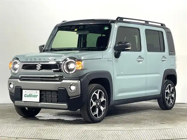 スズキ ハスラー Jスタイル 大阪府 2022(令4)年 1.4万km オフブルーメタリック/ガンメタリック2トーンルーフ 純正ＳＤナビ　フルセグＴＶ　ＥＴＣ　シートヒーター　プッシュスタート　レーンアシスト　衝突軽減システム　コーナーセンサー　ＬＥＤヘッドライト　スマートキー　オートライト　電動ミラー