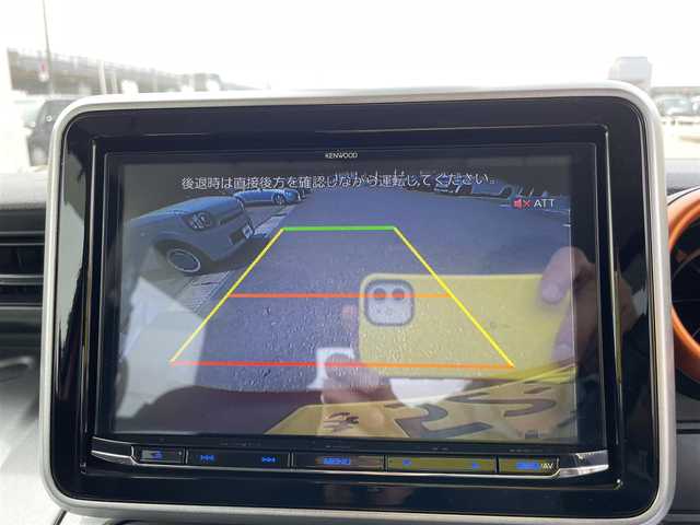 スズキ スペーシア ギア HYBRID XZ 石川県 2019(平31)年 4.5万km フェニックスレッドパール/ガンメタリック2トーンルーフ 社外8型ナビ/フルセグTV/バックカメラ/LEDヘッドライト/ドライブレコーダー/スマートキー/プッシュスタート/電動ミラー/レーダーブレーキ/シートヒーター/コーナーセンサー/フロアマット/オートライト/オートエアコン/保証書