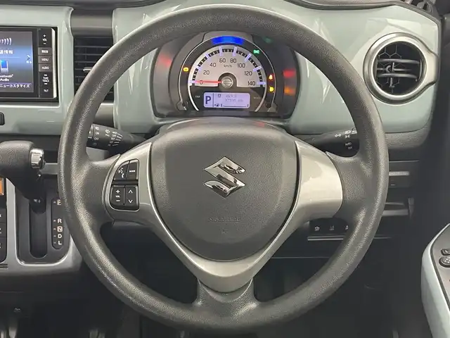 スズキ ハスラー タフワイルド 愛知県 2019(平31)年 3.8万km オフブルーメタリック/ブラック 2トーン 社外ナビ　フルセグＴＶ　全方位カメラ　前後ドラレコ　純正フロアマット　ハーフレザー　シートヒーター　衝突軽減　純正１５インチアルミホイール　ＡＵＴＯエアコン　ＬＥＤヘッドライト　フォグランプ　禁煙車/社外7インチナビ（BT、フルセグTV、AM、FM）/前後ドライブレコーダー/ハーフレザーシート/AUTOエアコン/スペアキー1本/パワーステアリング/フロアマット/全方位バックカメラ/プッシュスタート/純正15インチアルミホイール/LEDライト/禁煙車/ダブルエアバック