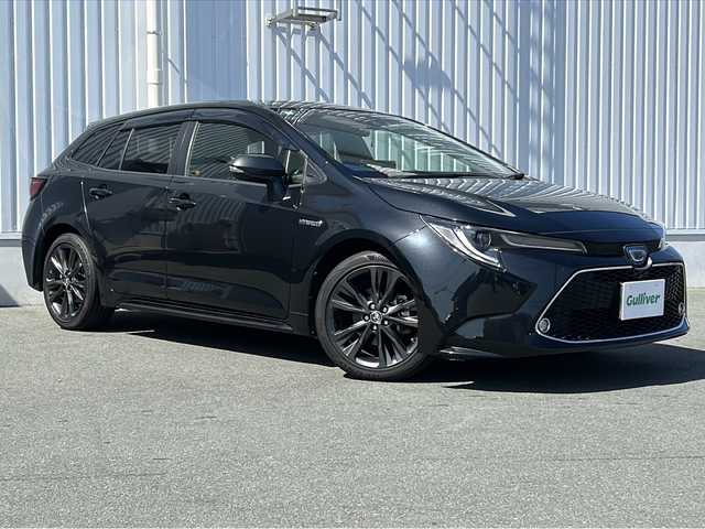 トヨタ カローラツーリング ハイブリッド ダブルバイビー 福島県 2020(令2)年 6.8万km ブラックマイカ 純正ナビ/バックカメラ/ビルトインETC/前後コーナーセンサー/前方ドライブレコーダー/LEDヘッドライト/オートハイビーム/USB給電ポート/オートハイビーム/革巻きステアリング/電子パーキング/レーダークルーズコントロール/電動格納ミラー/禁煙車