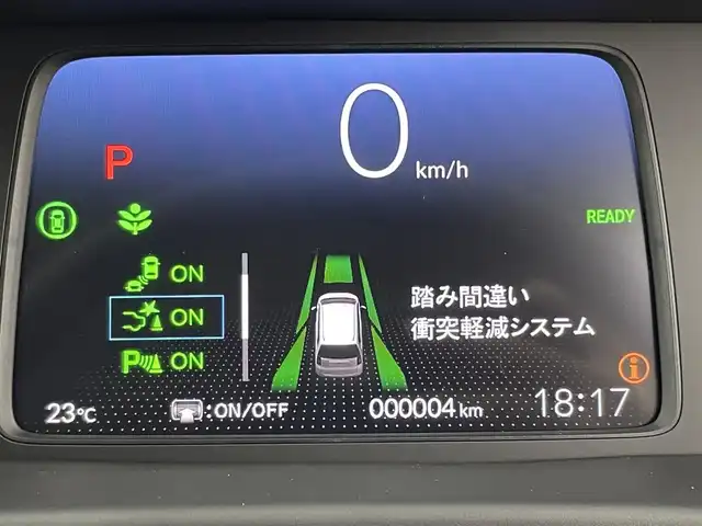 ホンダ フリード ハイブリット e:HEV AIR EX 群馬県 2025(令7)年 0.1千km クリスタルブラックパール 登録済未使用車　純正９インチナビ　バックカメラ　両側パワースライドドア　後席サーキュレーター　ＬＥＤ　ＡＨＢ　ハーフレザーシート　純正１５インチＡＷ　ステアリングリモコン　ＢＳＭ　スマートキー　スペア