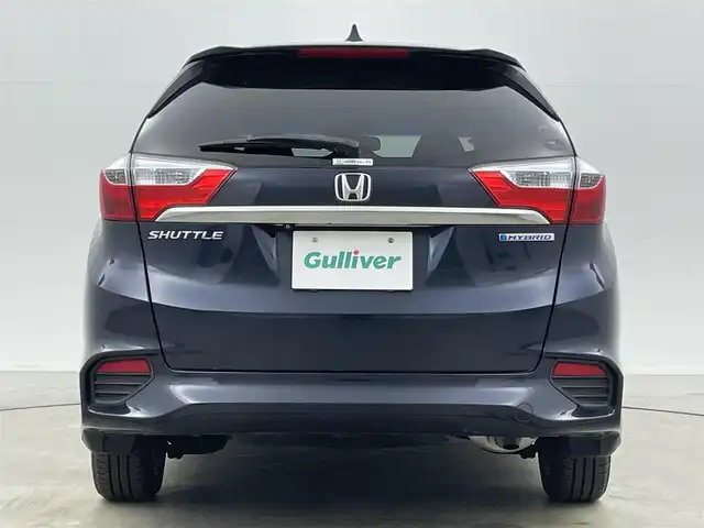 ホンダ シャトル ハイブリッド X 岡山県 2016(平28)年 2.5万km ミッドナイトブルービームM 純正ナビ/・FM/AM/Bluetooth/フルセグ/CD/DVD/バックカメラ/衝突軽減ブレーキ/クルーズコントロール/ハーフレザーシート/前後ドライブレコーダー/ビルトインETC/LEDヘッドライト/・フォグライト/パドルシフト/スマートキー2本/純正フロアマット/純正15インチアルミ