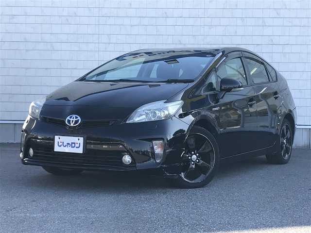 トヨタ プリウス S ツーリングセレクション 千葉県 2012(平24)年 13.3万km ブラックマイカ (株)IDOMが運営する【じしゃロン柏店】の自社ローン対象車両になります。こちらは現金ご利用時の価格です。/自社ローンご希望の方は別途その旨お申付け下さい。//禁煙車/社外フルセグナビ/（CD/DVD/AM/FMラジオ）/(Bluetooth)/スマートキー/プッシュスタート/バックカメラ/ＥＴＣ/ヘッドライトウォッシャー/ステアリングリモコン/電動格納ドアミラー/パワーウインドウ/オートライト/防眩ミラー