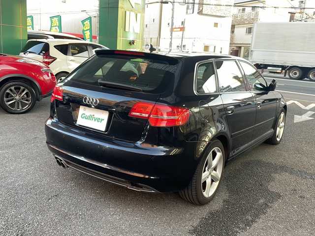 アウディ Ａ３ スポーツバック 1．4 TFSI 大阪府 2012(平24)年 9.6万km ファントムブラックパールエフェクト 純正ナビ/フルセグテレビ/純正アルミホイール/純正フロアマット/DVD再生有り/バックカメラ/ETC/Sライン