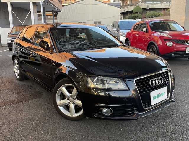 アウディ Ａ３ スポーツバック 1．4 TFSI 大阪府 2012(平24)年 9.6万km ファントムブラックパールエフェクト 純正ナビ/フルセグテレビ/純正アルミホイール/純正フロアマット/DVD再生有り/バックカメラ/ETC/Sライン