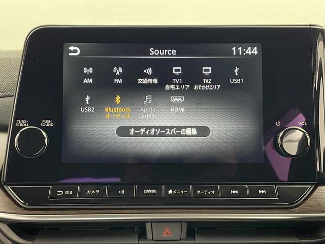 日産 オーラ G FOUR レザーエディション 秋田県 2024(令6)年 1.7万km グレー プロパイロット /エマージェンシーブレーキ　/NissanConnectナビゲーション/　【TV/BT/HDMI】　/アラウンドヴィューモニター　/オートブレーキホールド　/スマートルームミラー　/前席シートヒーター　/ステアリングヒーター/コーナーセンサー /ウィンカーミラー /フォグライト /サイドバイザー /ETC2.0/ハンドル支援/ハンドルヒーター/オートライト/ステアリングリモコン/オートマチックハイビーム/革巻きステアリング/プッシュスタート /自動パーキングブレーキ/USBポート/オートエアコン /フルセグTV/ドライブモードセレクター【SPORT ECO NORMAL】/純正フロアマット/電格ミラー/スマートキー/スペアキー有り