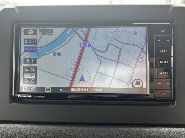 スズキ ジムニー XL 福岡県 2019(令1)年 1.6万km ブルーイッシュブラックパール3 背面タイヤ/社外7インチSDナビ/【AM/FM/CD/DVD/Bluetooth/フルセグTV】/前方ドライブレコーダー【/トランスファーレバー/ヒルディセントコントロール/デュアルセンサーブレーキサポート/車線逸脱警報/先行車発進お知らせ機能/標識認識機能/盗難防止装置/横滑り防止装置/レザー調シートカバー/光軸調整ダイヤル/D/N席シートヒーター/純正16インチAW/純正フロアマット/AAC/電動格納ミラー/保証書/取扱説明書/ナビ取扱説明書/スペアキー×1