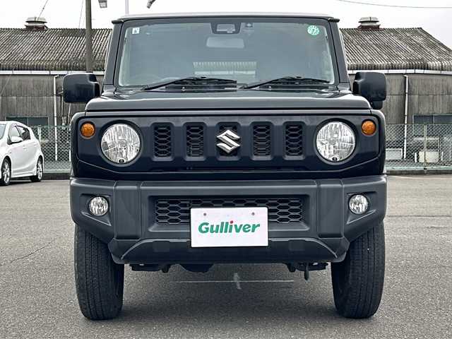 スズキ ジムニー XL 福岡県 2019(令1)年 1.6万km ブルーイッシュブラックパール3 背面タイヤ/社外7インチSDナビ/【AM/FM/CD/DVD/Bluetooth/フルセグTV】/前方ドライブレコーダー【/トランスファーレバー/ヒルディセントコントロール/デュアルセンサーブレーキサポート/車線逸脱警報/先行車発進お知らせ機能/標識認識機能/盗難防止装置/横滑り防止装置/レザー調シートカバー/光軸調整ダイヤル/D/N席シートヒーター/純正16インチAW/純正フロアマット/AAC/電動格納ミラー/保証書/取扱説明書/ナビ取扱説明書/スペアキー×1