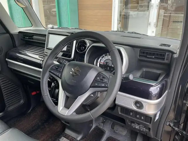 スズキ スペーシア カスタム HYBRID XS 宮崎県 2022(令4)年 6.3万km ブルーイッシュブラックパール3 アイドリングストップ/スマートキー/アダプティブクルーズコントロール/ＥＴＣ/Ｂｌｕｅｔｏｏｔｈ接続/両側パワースライドドア/ドライブレコーダー/横滑り防止装置/レーンアシスト/オートライト/衝突被害軽減システム/ＬＥＤライト