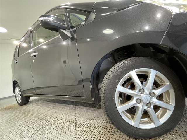ダイハツ ムーヴ カスタム X 愛知県 2012(平24)年 4.8万km ブラックマイカメタリック 社外ナビ（MDV-434DT）/・AM/FM/CD/DVD/・テレビ/ETC/純正14インチアルミホイル/スマートキー/スペアキー/プッシュスタートボタン/オートエアコン/フルフラットシート/純正フロアマット/保証書/取扱説明書