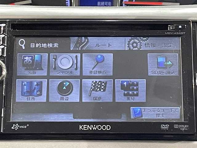 ダイハツ ムーヴ カスタム X 愛知県 2012(平24)年 4.8万km ブラックマイカメタリック 社外ナビ（MDV-434DT）/・AM/FM/CD/DVD/・テレビ/ETC/純正14インチアルミホイル/スマートキー/スペアキー/プッシュスタートボタン/オートエアコン/フルフラットシート/純正フロアマット/保証書/取扱説明書