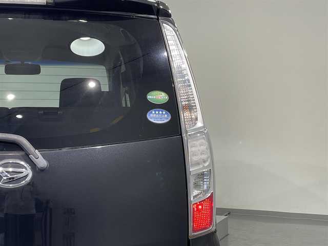 ダイハツ ムーヴ カスタム X 愛知県 2012(平24)年 4.8万km ブラックマイカメタリック 社外ナビ（MDV-434DT）/・AM/FM/CD/DVD/・テレビ/ETC/純正14インチアルミホイル/スマートキー/スペアキー/プッシュスタートボタン/オートエアコン/フルフラットシート/純正フロアマット/保証書/取扱説明書