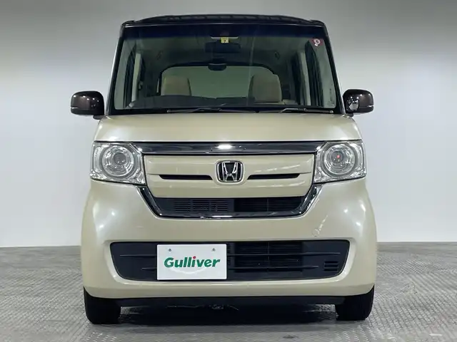 ホンダ Ｎ ＢＯＸ G EX ホンダセンシング 神奈川県 2018(平30)年 6.5万km プレミアムアイボリーパール2トーン 純正７型メモリーナビゲーション【VXM-184VFI】/フルセグ　CD DVD　AM FM iPod　SD USB　Bluetooth　AUX/片側電動スライドドア【ロールサンシェード】/ホンダセンシング/衝突軽減ブレーキ/誤発進抑制機能/後方誤発進抑制機能/歩行者事故低減ステアリング/先行車発進告知お知/アダブティブクルーズコントロール/車線維持支援システム/オートハイビーム/標識認識機能/路外逸脱抑制機能/リアパーキングセンサー/ECON/プラズマクラスター付きオートエアコン　リアヒーターダクト/LEDヘッドライト/オートライト/取説　保証書