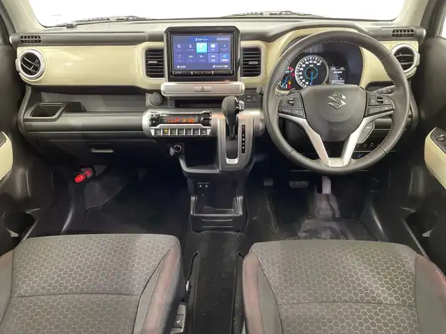 スズキ クロスビー HYBRID MZ 栃木県 2024(令6)年 2.1万km 赤Ⅱ 社外ナビ/（CD/DVD/フルセグTV/Bluetooth/MSV）/バックカメラ/スズキセーフティサポート/・デュアルカメラブレーキサポート/・誤発進抑制機能/・車線逸脱抑制機能/・車線逸脱警報機能/・ふらつき警報機能/・先行車発進お知らせ機能/・標識認識機能/コーナーセンサー/ビルトインETC/前後ドラレコ/前席シートヒーター/禁煙車/2トーン/オートライト/LEDヘッドライト/パドルシフト/フォグランプ/スマートキー/プッシュスタート/純正AW