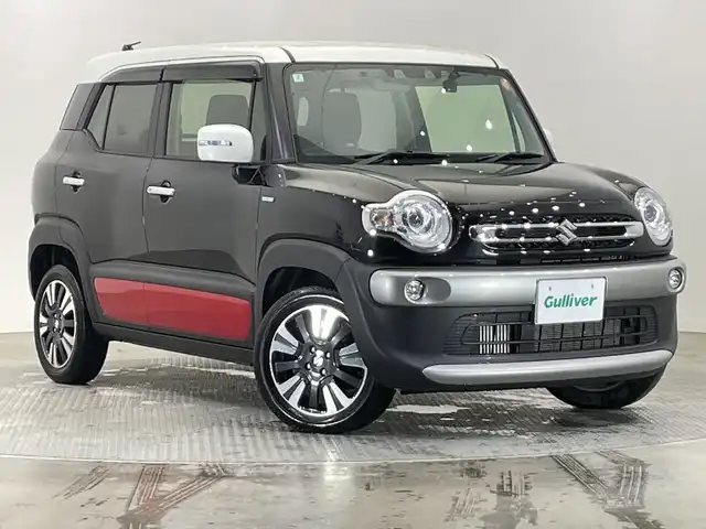 スズキ クロスビー HYBRID MZ 栃木県 2024(令6)年 2.1万km 赤Ⅱ 社外ナビ/（CD/DVD/フルセグTV/Bluetooth/MSV）/バックカメラ/スズキセーフティサポート/・デュアルカメラブレーキサポート/・誤発進抑制機能/・車線逸脱抑制機能/・車線逸脱警報機能/・ふらつき警報機能/・先行車発進お知らせ機能/・標識認識機能/コーナーセンサー/ビルトインETC/前後ドラレコ/前席シートヒーター/禁煙車/2トーン/オートライト/LEDヘッドライト/パドルシフト/フォグランプ/スマートキー/プッシュスタート/純正AW
