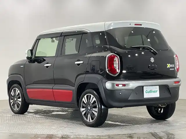 スズキ クロスビー HYBRID MZ 栃木県 2024(令6)年 2.1万km 赤Ⅱ 社外ナビ/（CD/DVD/フルセグTV/Bluetooth/MSV）/バックカメラ/スズキセーフティサポート/・デュアルカメラブレーキサポート/・誤発進抑制機能/・車線逸脱抑制機能/・車線逸脱警報機能/・ふらつき警報機能/・先行車発進お知らせ機能/・標識認識機能/コーナーセンサー/ビルトインETC/前後ドラレコ/前席シートヒーター/禁煙車/2トーン/オートライト/LEDヘッドライト/パドルシフト/フォグランプ/スマートキー/プッシュスタート/純正AW
