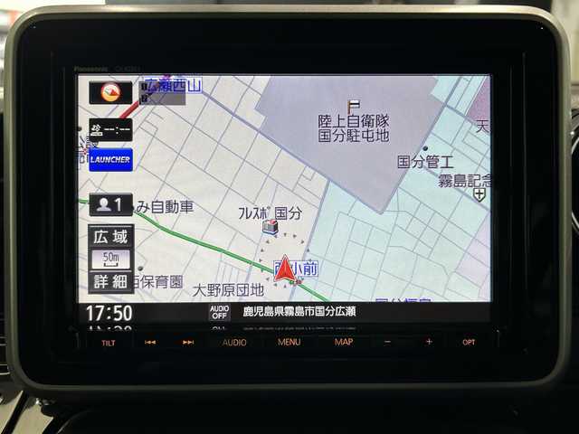 スズキ スペーシア カスタム HYBRID XS 愛知県 2018(平30)年 5.4万km アーバンブラウンパールメタリック (株)IDOMが運営する【じしゃロン名古屋鳴海店】の自社ローン専用車両になりますこちらは現金またはオートローンご利用時の価格です。自社ローンご希望の方は別途その旨お申付け下さい/純正ナビ（CN-RZ843）/バックカメラ/両側パワースライドドア/フルセグTV/レーンキープアシスト/アイドリングストップ/運転席シートヒーター/ハーフレザーシート/LEDヘッドライト/フォグランプ/純正フロアマット/純正アルミホイール/純正ドアバイザー/オートライト/オートマチックハイビーム/ステリモ/パワーステアリング/パワーウィンドウ