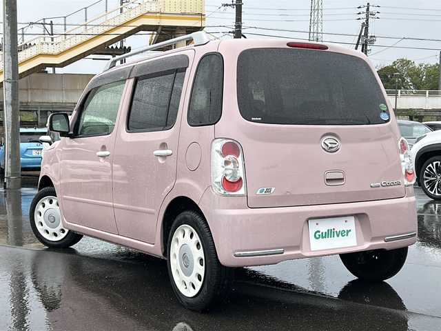 ダイハツ ミラ ココア プラスX スペシャルコーデ 山口県 2014(平26)年 5.9万km ムースピンクパール 純正ナビ/ワンセグテレビ/アイドリングストップ/純正フロアマット/ヘッドライトレベライザー/ルーフレール/ウィンカーミラー/ドアバイザー