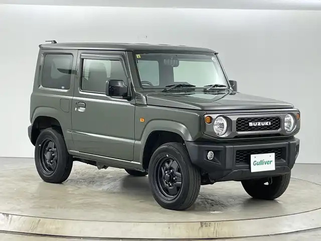 スズキ ジムニー XL 愛知県 2020(令2)年 3.9万km ジャングルグリーン ４WD/ターボ/純正8Vインチナビ（ＡＶＩＣ－ＲＬＳ９０１ＩＩ）/（フルセグTV/CD/DVD/Bluetooth/SD）/バックカメラ/ETC/前席シートヒーター/ダウンヒルアシスト/スマートキー/プッシュスタート/フロントフォグランプ/純正フロアマット/純正ドアバイザー/オートエアコン/横滑り防止装置