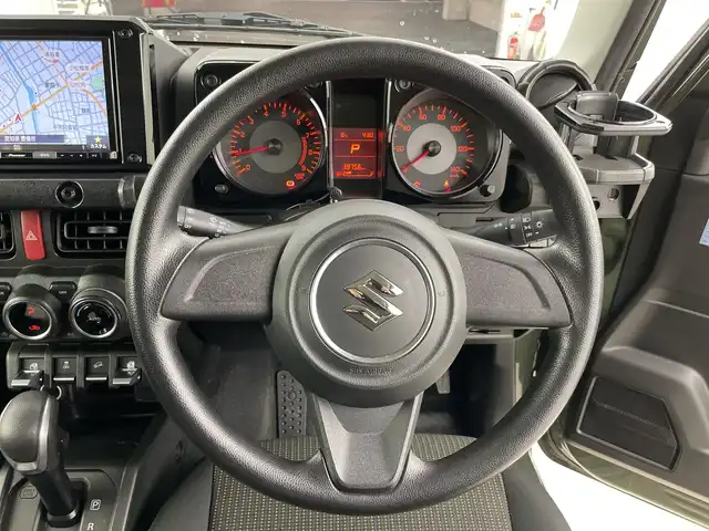 スズキ ジムニー XL 愛知県 2020(令2)年 3.9万km ジャングルグリーン ４WD/ターボ/純正8Vインチナビ（ＡＶＩＣ－ＲＬＳ９０１ＩＩ）/（フルセグTV/CD/DVD/Bluetooth/SD）/バックカメラ/ETC/前席シートヒーター/ダウンヒルアシスト/スマートキー/プッシュスタート/フロントフォグランプ/純正フロアマット/純正ドアバイザー/オートエアコン/横滑り防止装置