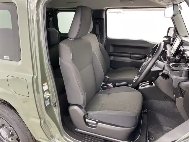 スズキ ジムニー XL 愛知県 2020(令2)年 3.9万km ジャングルグリーン ４WD/ターボ/純正8Vインチナビ（ＡＶＩＣ－ＲＬＳ９０１ＩＩ）/（フルセグTV/CD/DVD/Bluetooth/SD）/バックカメラ/ETC/前席シートヒーター/ダウンヒルアシスト/スマートキー/プッシュスタート/フロントフォグランプ/純正フロアマット/純正ドアバイザー/オートエアコン/横滑り防止装置