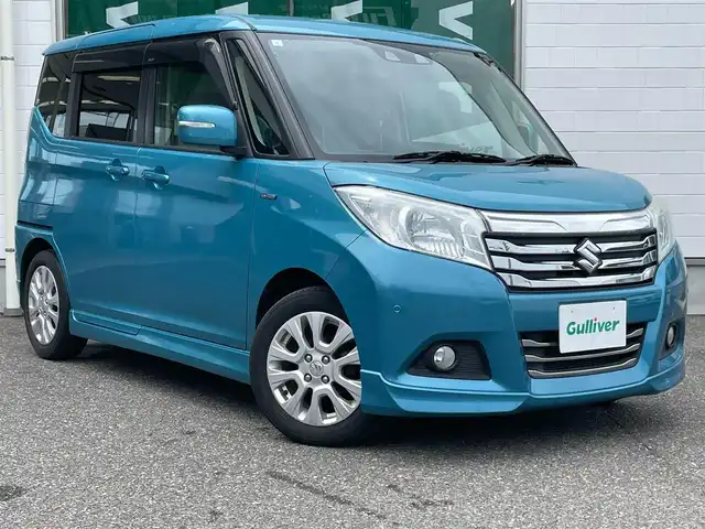 スズキ ソリオ HV MZ 新潟県 2019(平31)年 4.5万km ネオンブルーM ワンオーナー/４WD/メモリナビ/レーダークルーズコントロール/純正ホイール車載/フルセグTV/バックカメラ/ウィンカーミラー/前後ドライブレコーダー/運転席助手席シートヒーター/Bluetooth/両側パワースライドドア/ハンズフリー/スタッドレスタイヤ車載