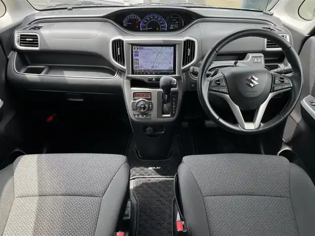 スズキ ソリオ HV MZ 新潟県 2019(平31)年 4.5万km ネオンブルーM ワンオーナー/４WD/メモリナビ/レーダークルーズコントロール/純正ホイール車載/フルセグTV/バックカメラ/ウィンカーミラー/前後ドライブレコーダー/運転席助手席シートヒーター/Bluetooth/両側パワースライドドア/ハンズフリー/スタッドレスタイヤ車載