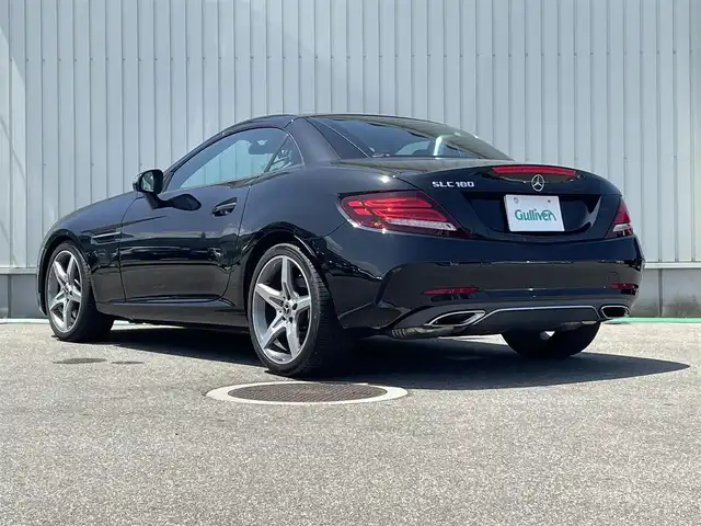 メルセデス・ベンツ ＳＬＣ１８０ スポーツ 富山県 2019(平31)年 0.6万km 黒 ワンオーナー/純正ナビ/フルセグＴＶ/Bluetooth/DVD再生/プッシュスタートエンジン/スマートキー/レザーシート/シートヒーター/パワーシート/レーダークルーズコントロール/ブラインドスポットモニター/LEDオートライト/コーナーセンサー/ビルトインETC/ドライブレコーダー