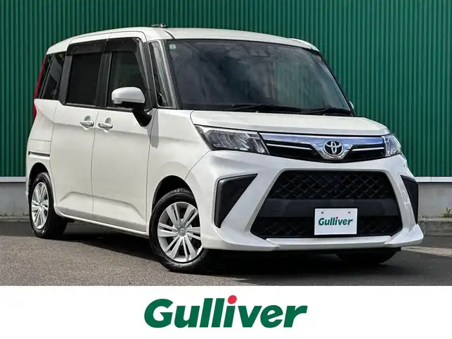トヨタ ルーミー G 宮城県 2021(令3)年 5.3万km パールホワイトⅢ スマートアシスト/・衝突回避支援ブレーキ機能/・衝突警報機能/・車線逸脱警報機能/・路側逸脱警報/・ブレーキ制御付誤発進抑制機能/・オートハイビーム/・コーナーセンサー/・ふらつき警報/・標識認識機能/・先行車発進お知らせ機能/純正ナビ（NSZT-W68T）/・CD/DVD/・Bluetooth/・フルセグＴＶ/ビルトインETC/ドライブレコーダー/ウェルカムパワースライドドア（両側）/LEDヘッドランプ/オートライト/スマートキー＆プッシュスタート/電動格納ミラー/純正ドアバイザー/純正フロアマット/Wエアバッグ